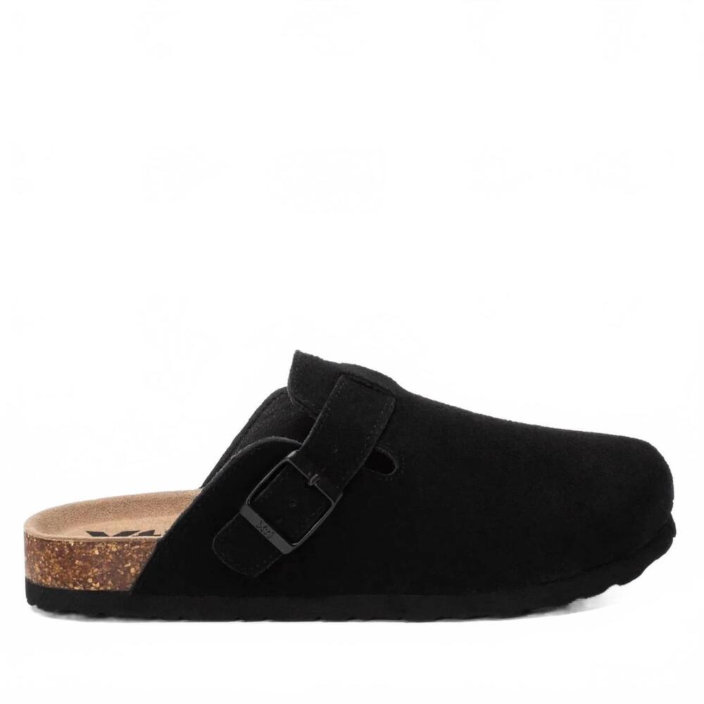 NEW XTI women's suede clogs in black